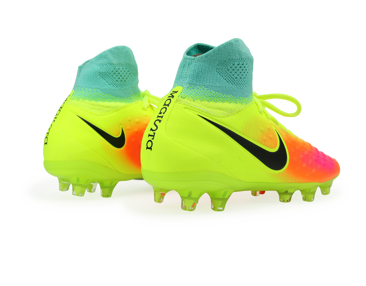 Nike Kids Magista Obra II FG Volt Black Total Orange Azteca Soccer