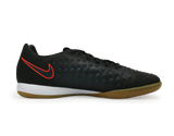 Nike Men's MagistaX Onda II Indoor Soccer Shoes Black/Total Crimson