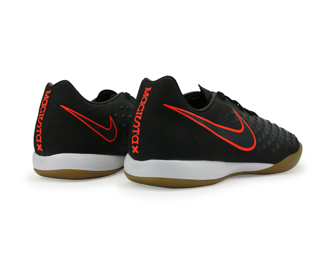 Nike Men's MagistaX Onda II Indoor Soccer Shoes Black/Total Crimson