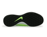 Nike Men's MagistaX Onda II Turf Soccer Shoes Pure Platinum/Black/Ghost Green