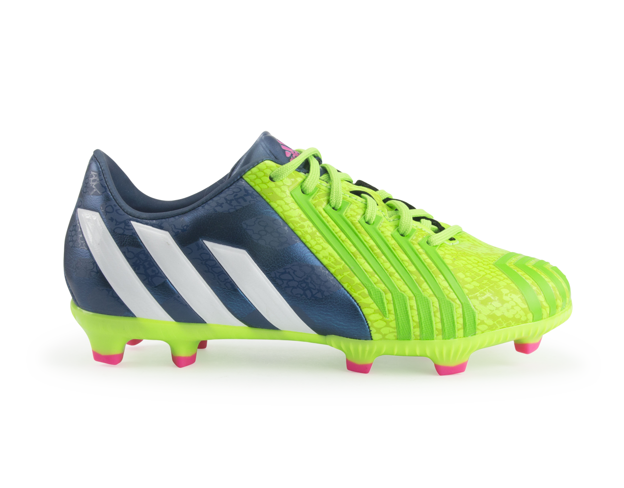 adidas Kids Predator Absolado Instinct FG Rich Blue Running White Neon Green 1