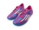 Adidas Men's F10 (Messi) Indoor Soccer Shoes Solar Pink/White/Solar Blue