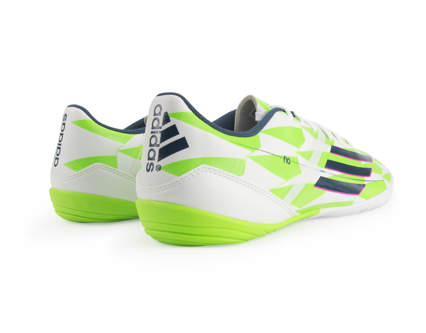 adidas Men's F10 Indoor Soccer Shoes White