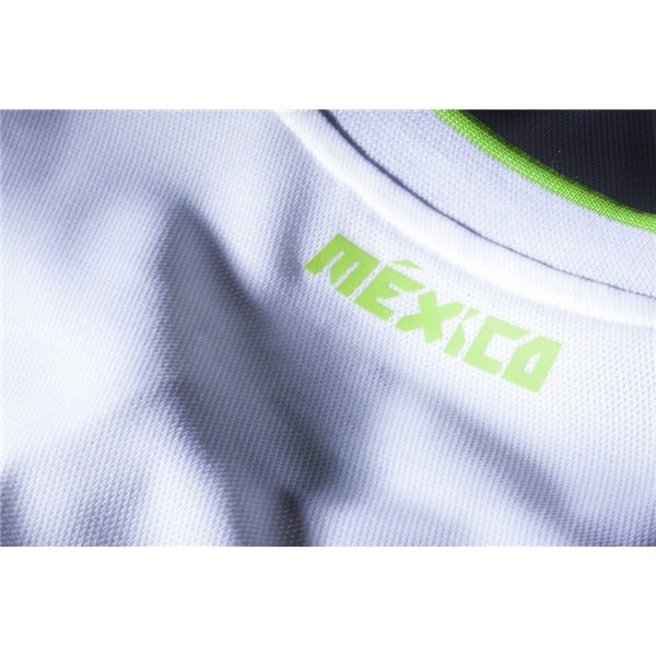 adidas Mexico 2015 Away Jersey White/Black/Semi Solar Green