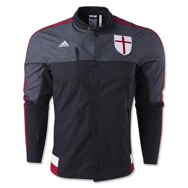 adidas Men's AC Milan Anthem Jacket Black/Victory Red/Core White