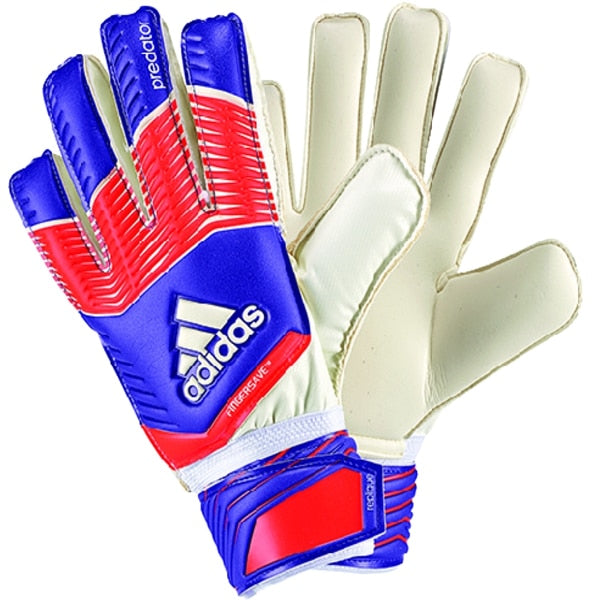 adidas Men's Goalkeeper Predator FingerSave Replique Gloves Night Flash/Solar Red/White