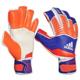adidas Men's Goalkeeper Predator Zones Fingersave Gloves Night Flash/Solar Red/White