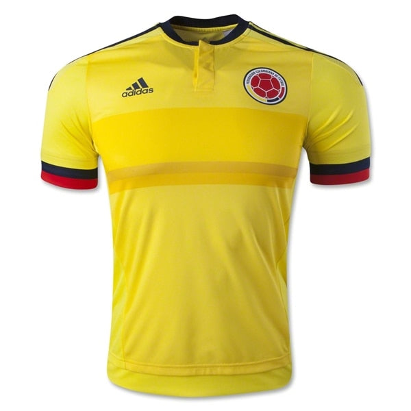 adidas Men's Colombia 15/16 Home Jersey Bright Yellow/Collegiate Navy