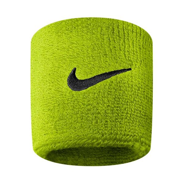 Nike Swoosh Wristband One Size Fits Most Lime Green