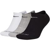Nike Everyday Plus Cushioned 3 Pair Socks Black/White/Grey Back