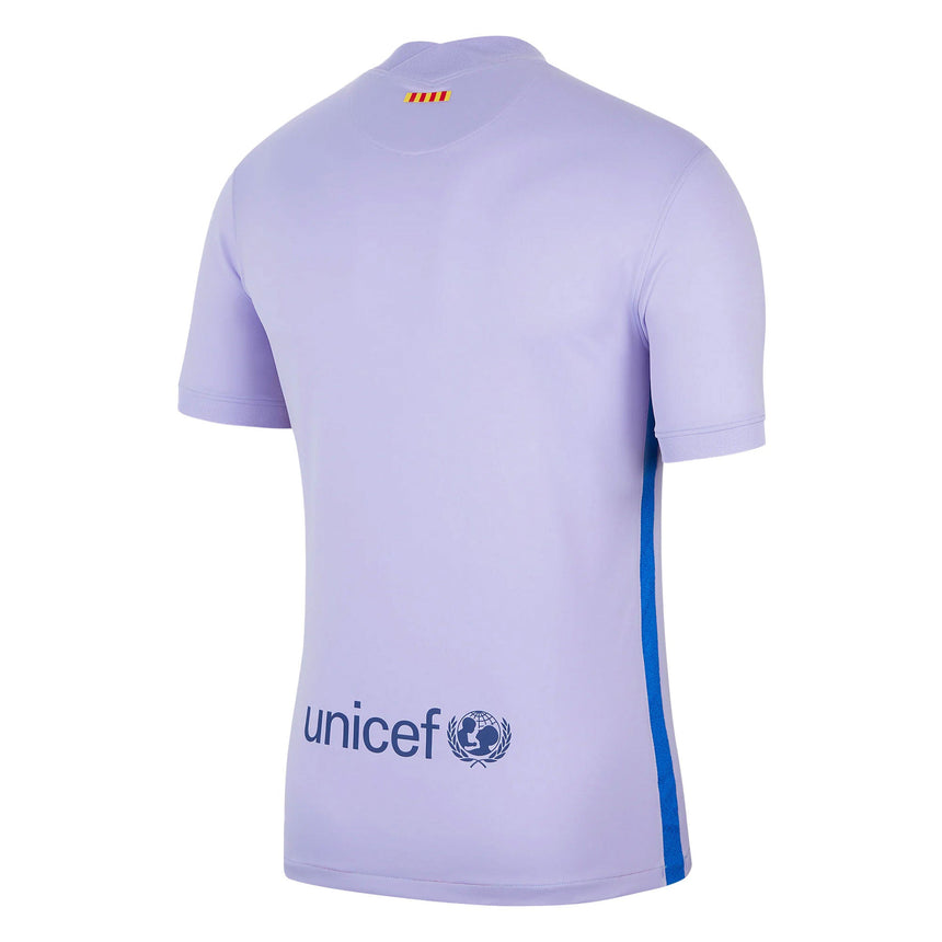 Nike Kids FC Barcelona 2021/22 Away Jersey Purple Pulse Back