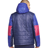 Nike Mens FC Barcelona Synthetic Fleece Full Zip Jacket 21/22 Blue/Red Back