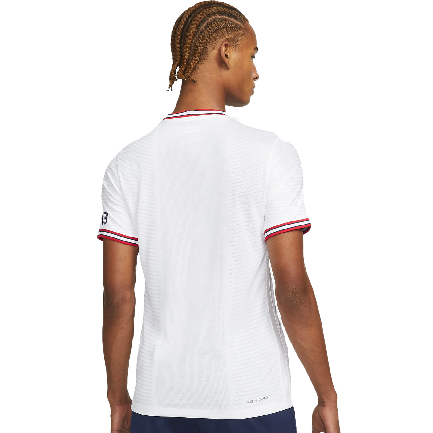 Nike Mens PSG 2021/22 Dri-Fit ADV Fourth Match Jersey White/Navy Back