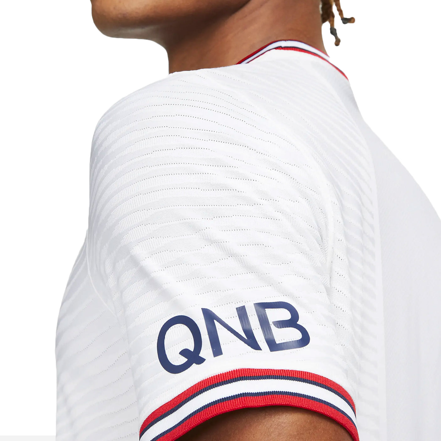 Nike Mens PSG 2021/22 Dri-Fit ADV Fourth Match Jersey White/Navy Sleeve