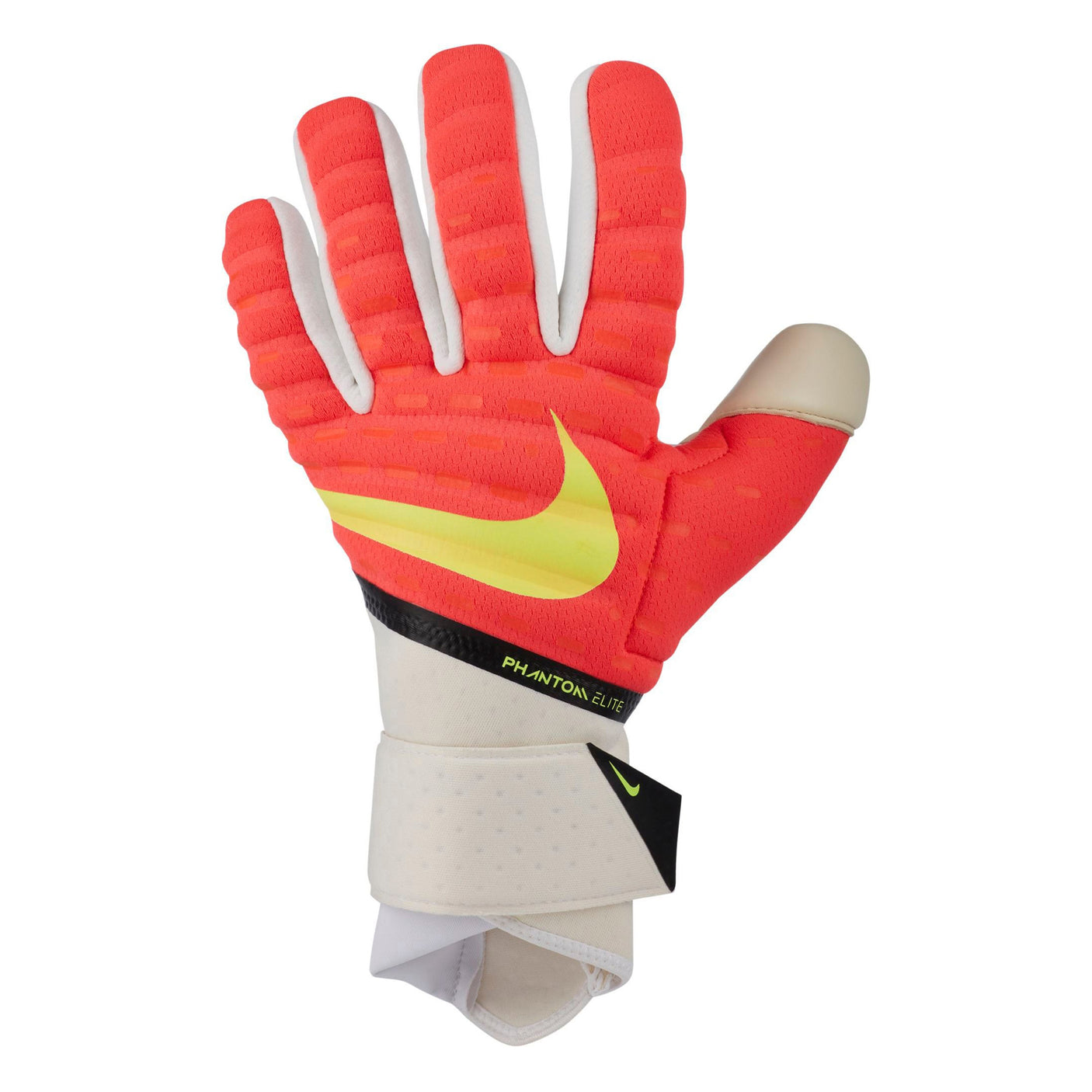 Nike Mens Phantom Elite Goalkeeper Gloves Red/White/Yellow Left