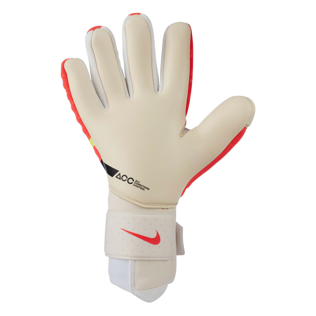 Nike Mens Phantom Elite Goalkeeper Gloves Red/White/Yellow Right