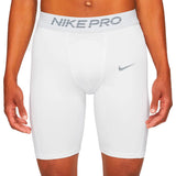 Nike Mens Pro Tight Shorts White/Grey Body