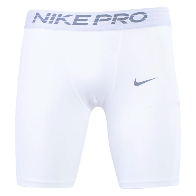 Nike Mens Pro Tight Shorts White/Grey Front