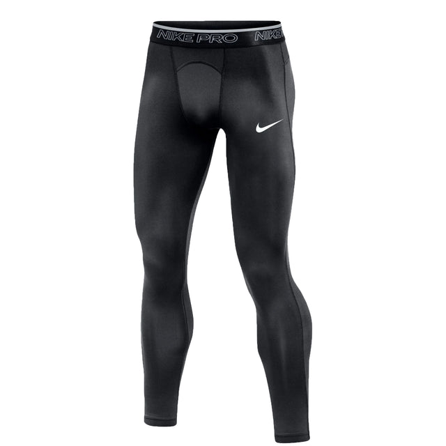 Nike Mens Pro Training Tights Black/Grey Front