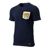 Nike Mens Pumas UNAM Crest T-Shirt Navy/White Front