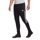 adidas Men's Tiro 21 Track Pants Black/White Model Front