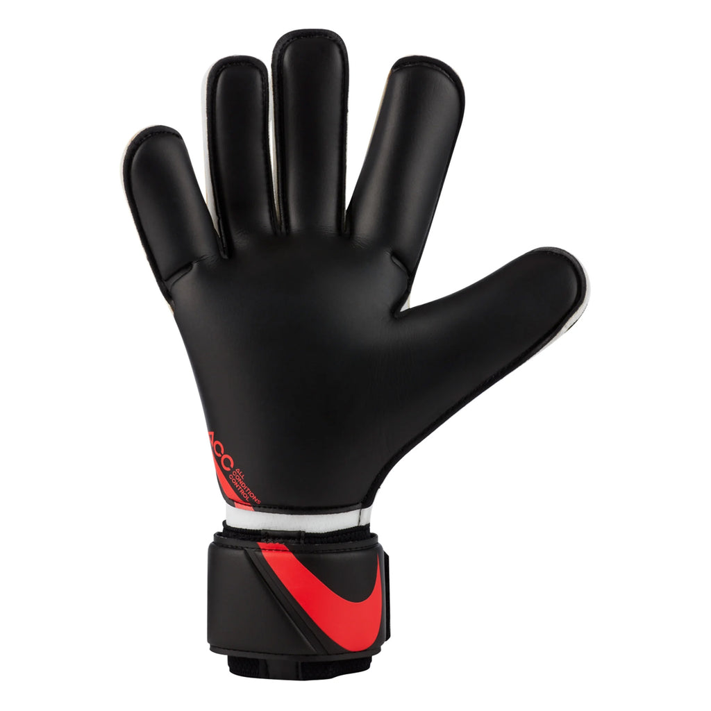 Nike Mens Vapor Grip 3 Goalkeeper Gloves White/Black/Red Right