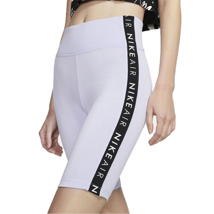 Nike Womens Air Shorts Lavender Mist/Black Side