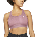 Nike Women's Dri-FIT Swoosh Sports Bra Pink/White