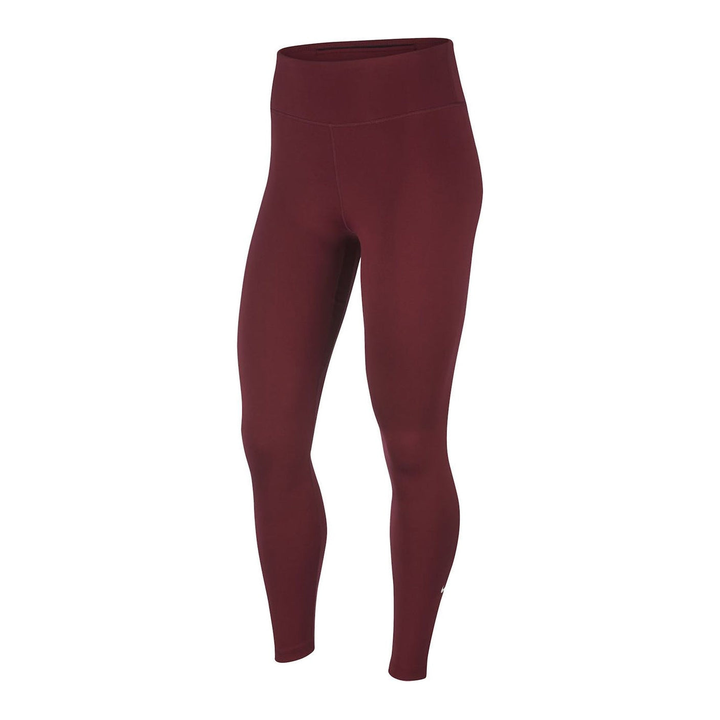 Nike Womens DriFit One MidRise Tights Dark Beetroot/White Front