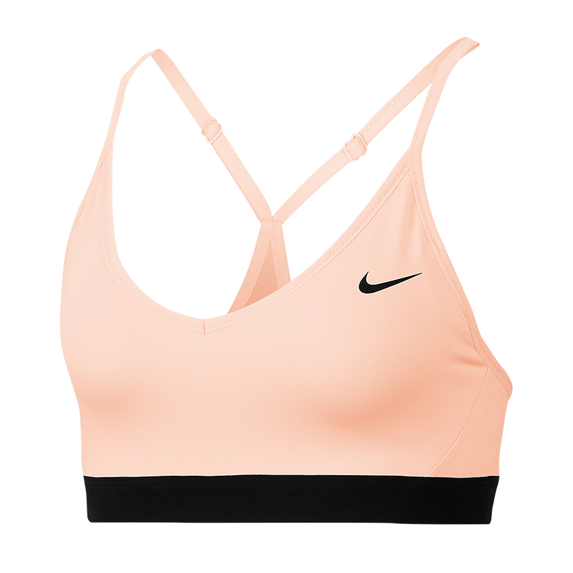 Nike - Dri-Fit Indy V-Neck Sport-BH Women pink at Sport Bittl Shop