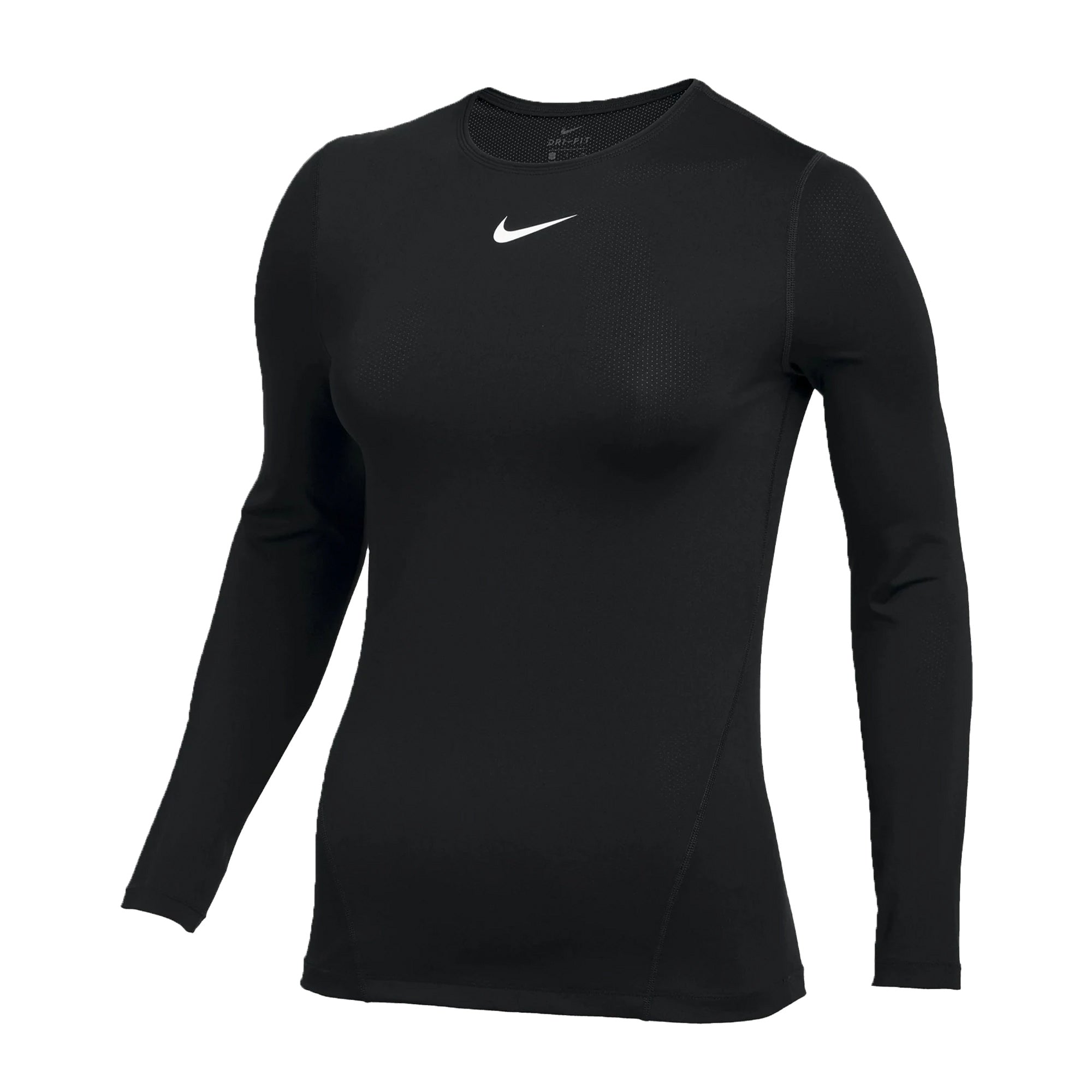 Nike Women's Pro All Over Mesh Training Long Sleeve Top Black
