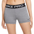 Nike Womens Pro Tight 3 Shorts Grey/Black Front
