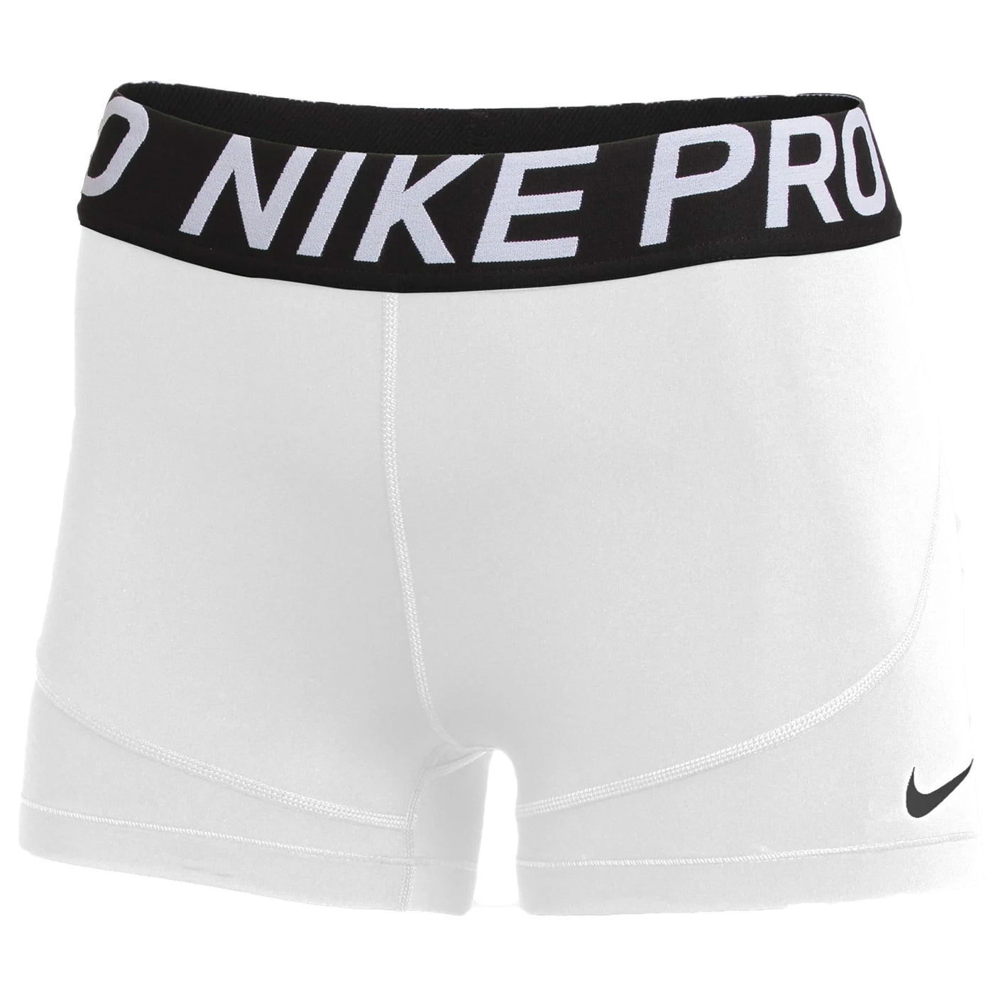 Nike Women's Pro Tight 5'' Shorts White/Black
