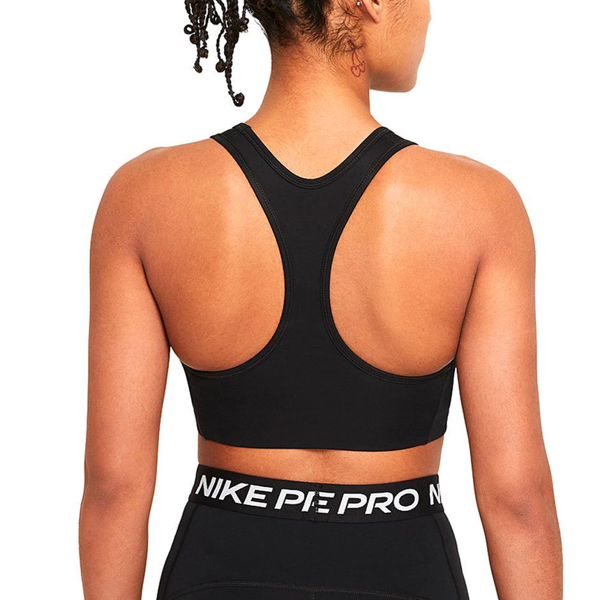 Nike Womens Swoosh 2.0 Sports Bra Black Back