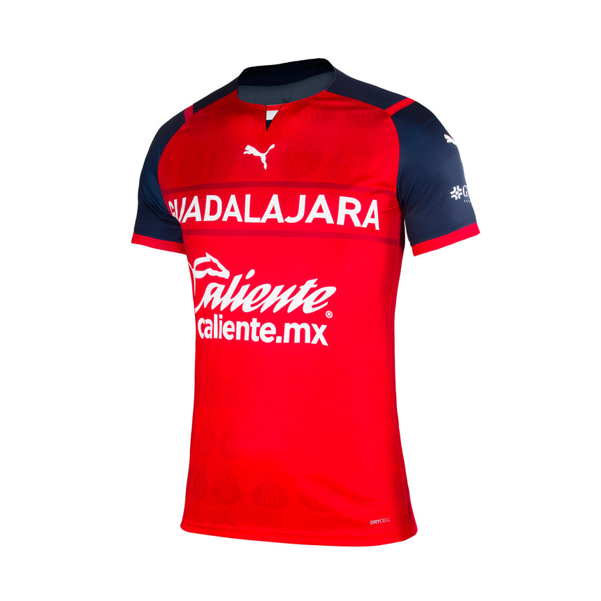 PUMA Womens Chivas Third Jersey 2022 Red/Blue Front