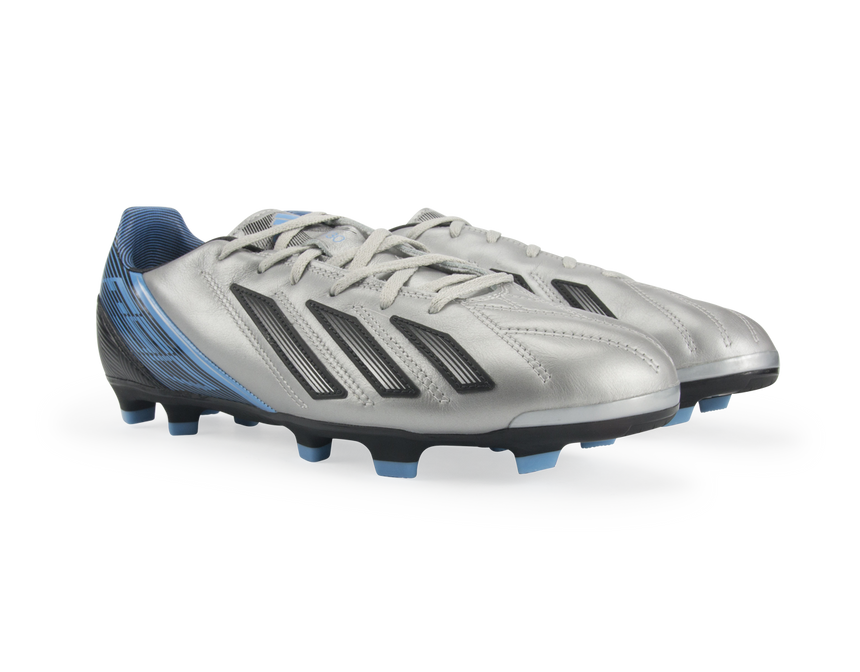 adidas Men's F30 TRX FG Silver/Black/Joy Blue – Azteca Soccer