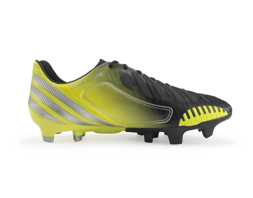 adidas Men's Predator LZ TRX FG Black/Neon Lime-White-Metallic Silver