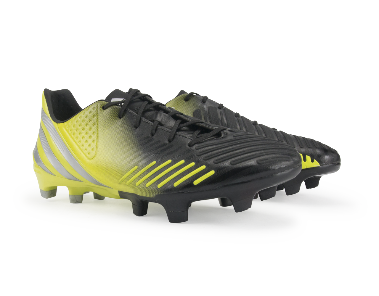 Adidas Predator LZ TRX FG Football Boots Black Yellow Cleats