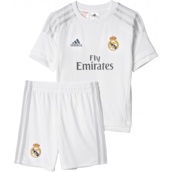 adidas Infant Real Madrid 2015 Home Kit White/Clear Grey/Onix