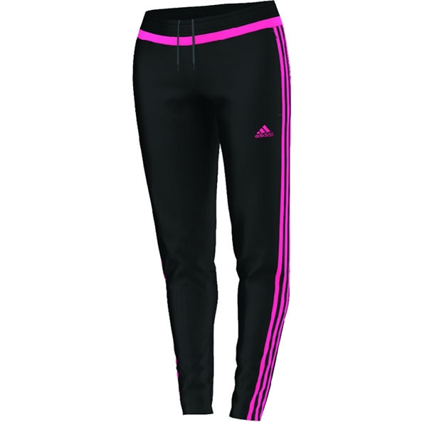 adidas Women's Tiro 15 Soccer Training Pants Black/Pink