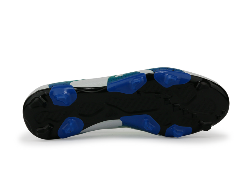 adidas Men's X 15.3 FG/AG White/Core Black/Solar Slime