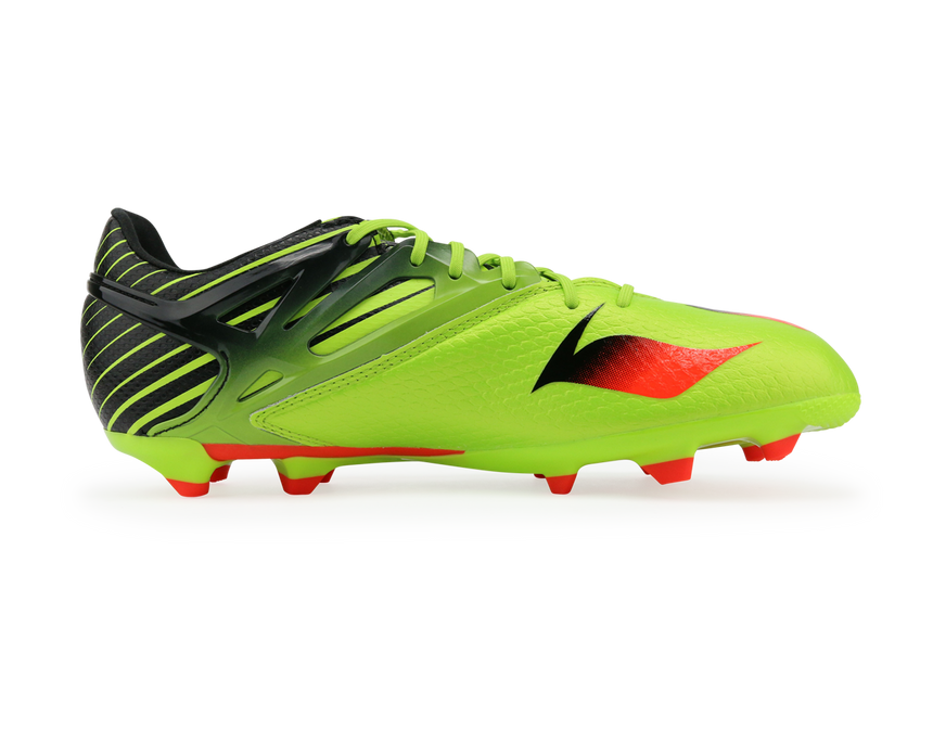 adidas Kids Messi 15.1 FG/AG Semi Solar Slime/Infrared/Black