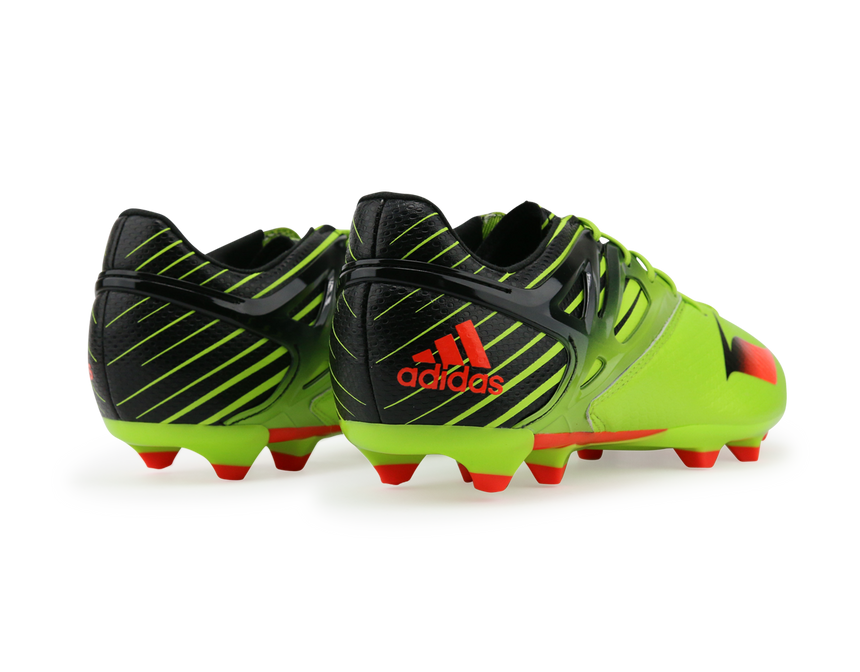 adidas Kids Messi 15.1 FG/AG Semi Solar Slime/Infrared/Black