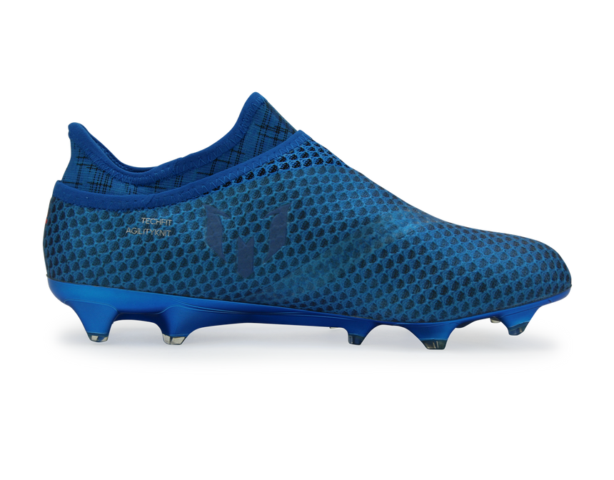 adidas Men's Messi 16+ PUREAGILITY FG Sho Blue/Metallic Silver