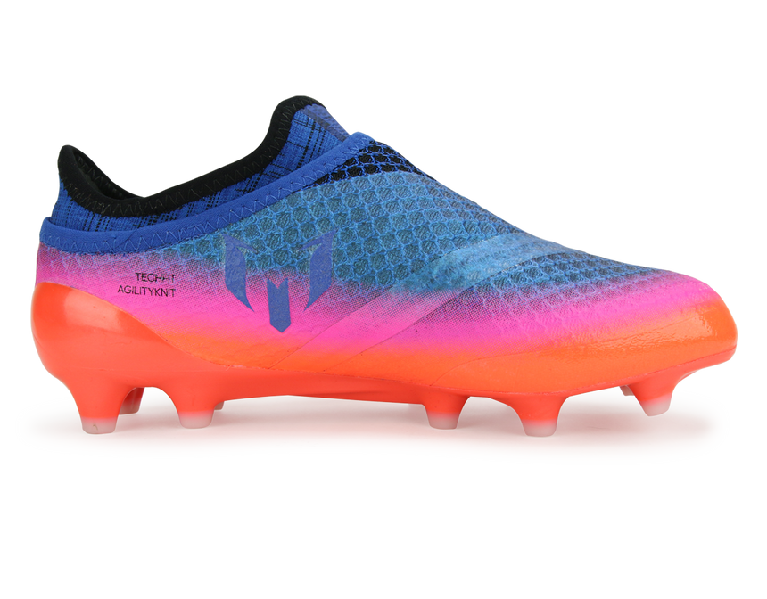adidas Kids Messi 16+ FG PUREAGILITY Blue/White/Solar Orange