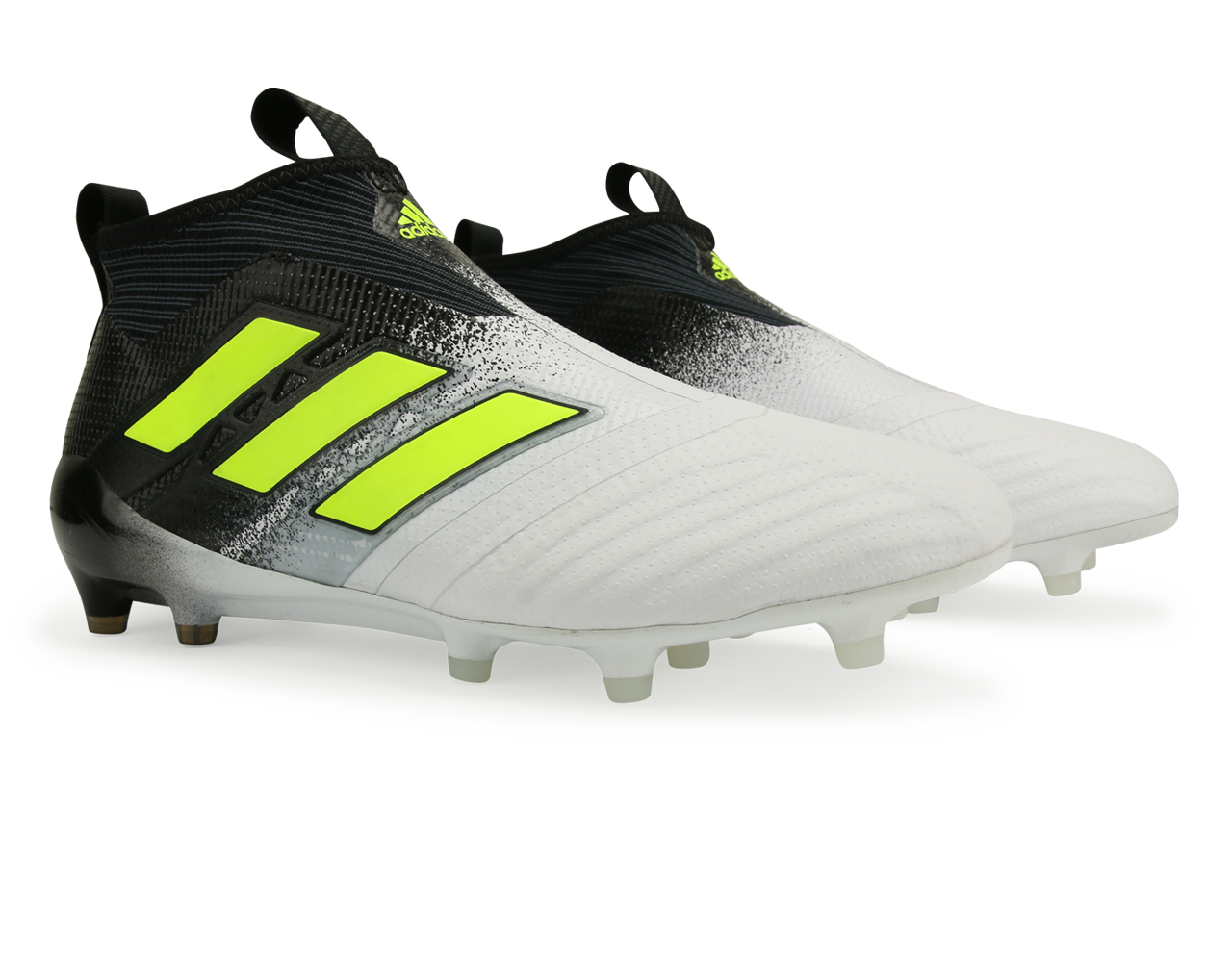 adidas Men's ACE 17+ Purecontrol FG White/Solar Yellow/Core Black Azteca Soccer adidas Men's ACE 17+ Purecontrol FG White/Solar Yellow/Core Black Azteca Soccer