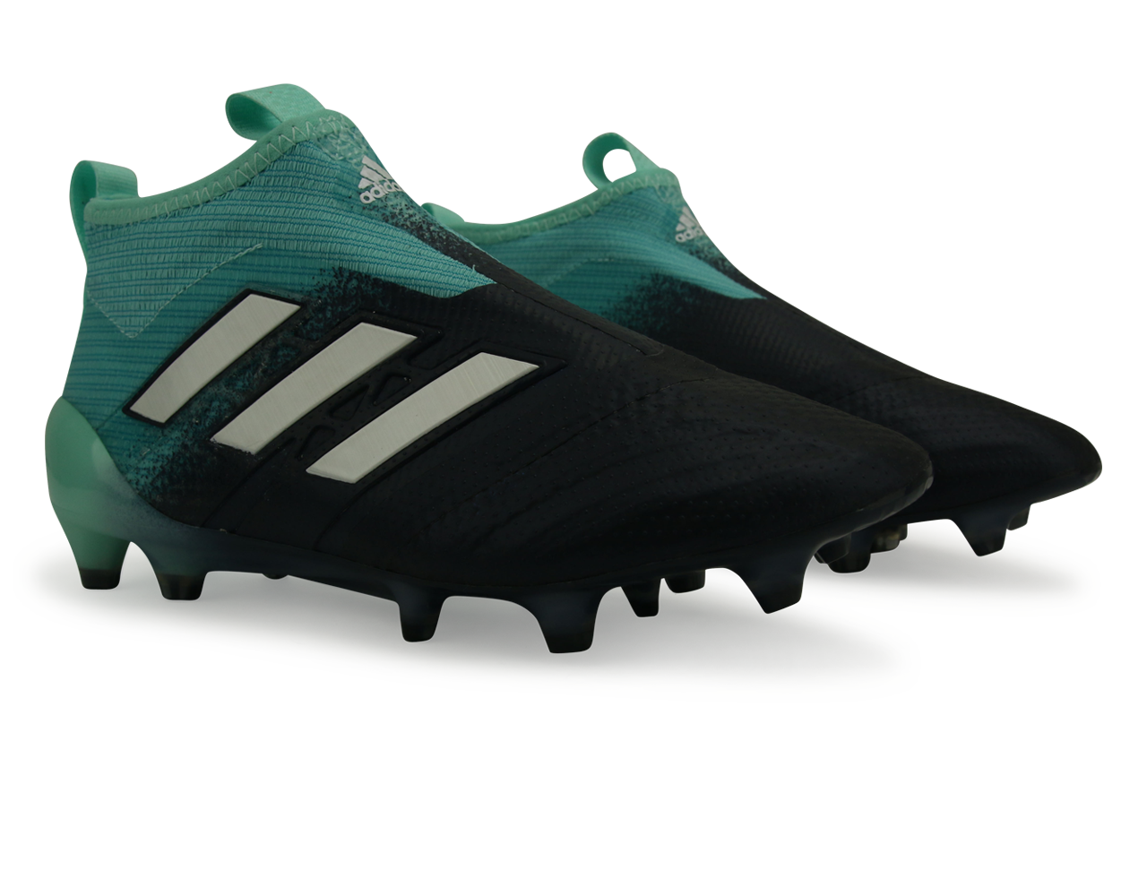 adidas Kids ACE 17 PURECONTROL FG Energy Aqua Running White Legend In Azteca Soccer