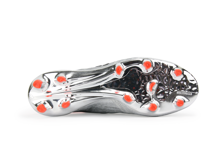 adidas Men's X 16+ PURECHAOS FG Silver Metalic/Core Black/Solar Red