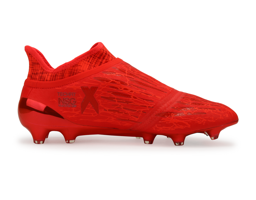 adidas Men's X 16+ PURECHAOS FG Solar Red/Metalic Silver
