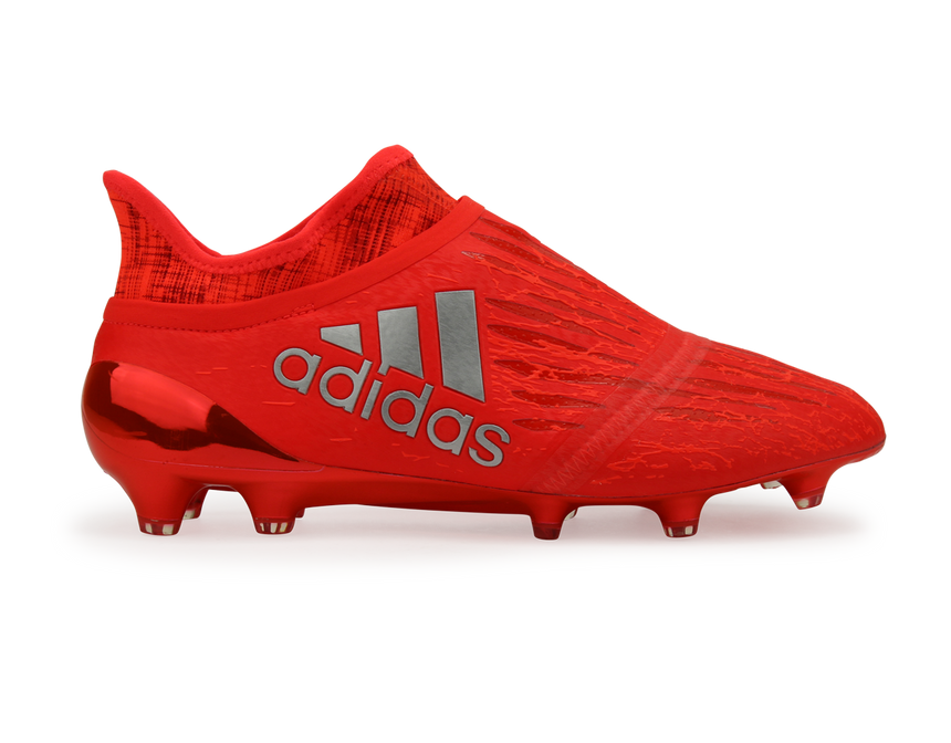 adidas Men's X 16+ PURECHAOS FG Solar Red/Metalic Silver